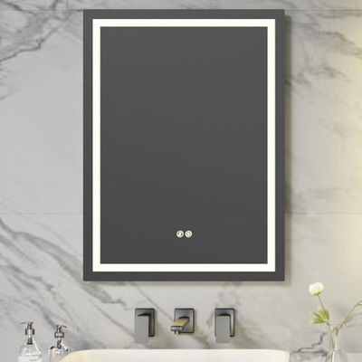 Kính phòng tắm LED thông minh với chức năng chống sương mù, làm mờ không bước, thiết kế chống nước, điều khiển hai lần chạm, nhiệt độ màu 3000K ~ 6000K và kích thước và chức năng tùy chỉnh
